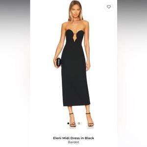 Eleni Midi Dress in Black
Bardot